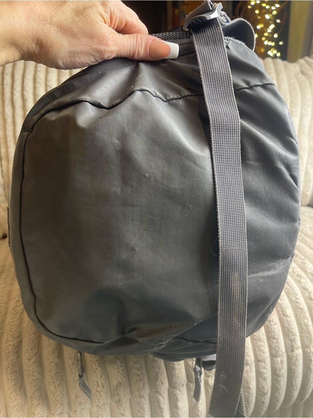 Under Armour Blue and Gray Backpack with White Logo - Picture 5 of 9